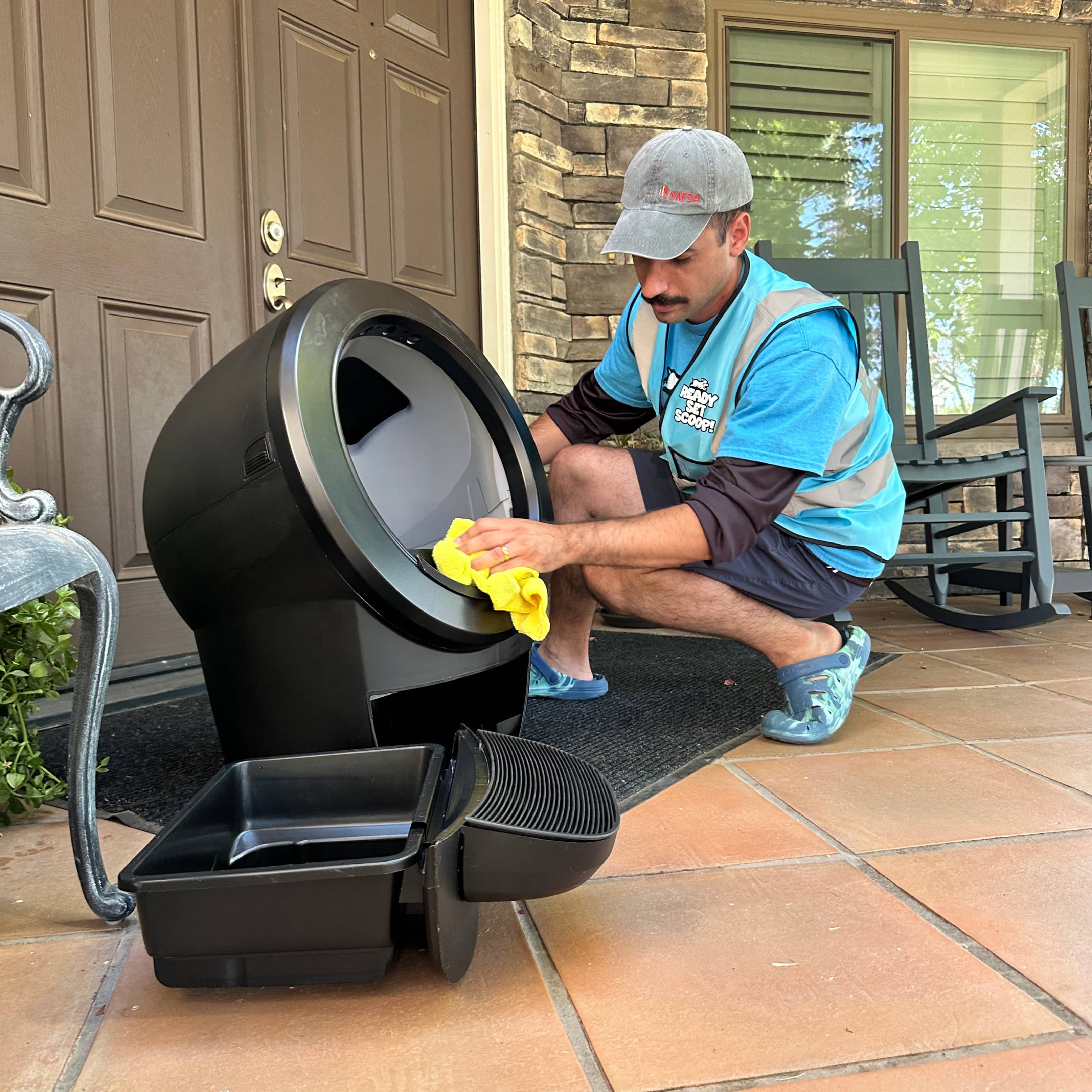 Litterbox Robot Cleaning